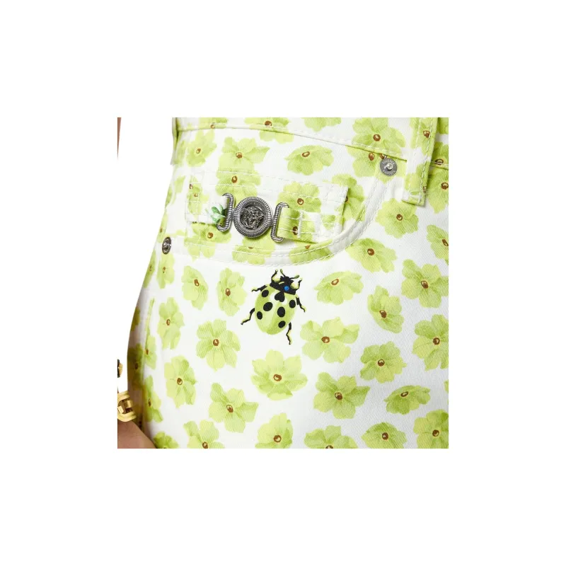 VERSACE Strawberry Garden Jeans-1