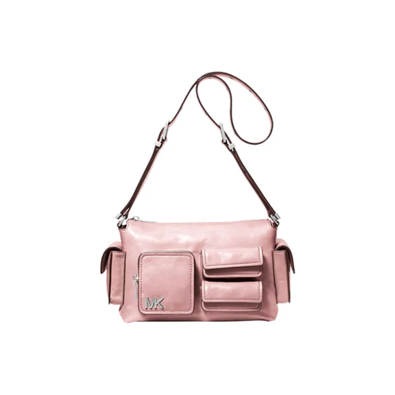 MICHAEL KORS Cow Leather Leather Shoulder Bag Crossbody Bag Small Size Women's Pink-0