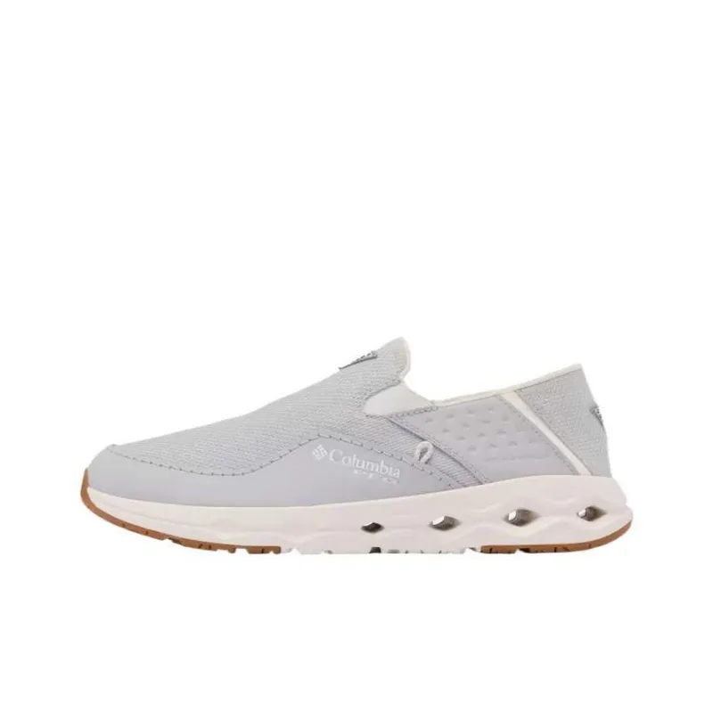 Columbia Bahama Slip Resistant Low Top Casual Shoes Men's Gray Ice-0