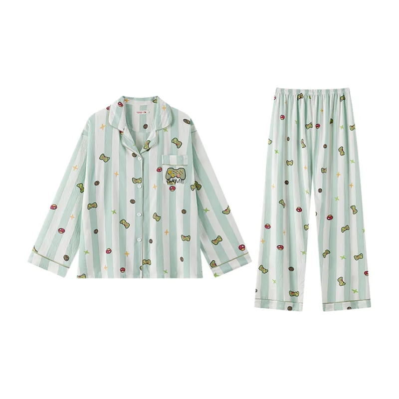 Qiao Ni Tong Pajama Set Men's Image Color-0