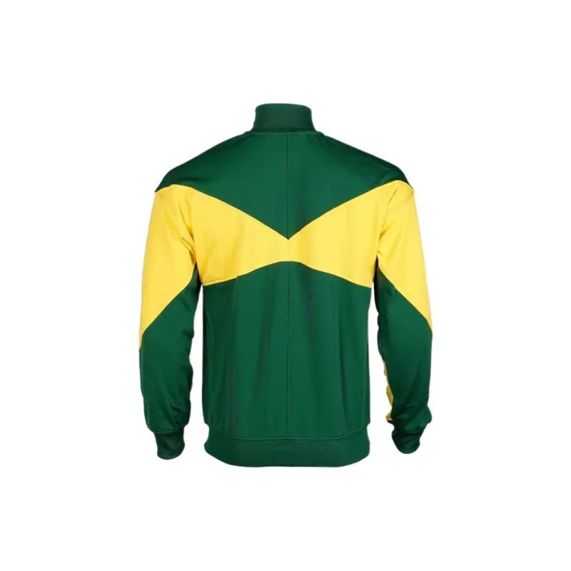 Nike Dri-FitAcademy Soccer Jerseys Men's Canyon Green/Travel Yellow-1