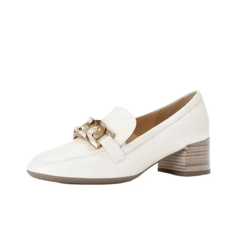 Gabor Comfort Loafers 4.5cm Women's Beige-2