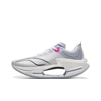 LiNing Shadow 3 ESSENTIAL Low Top Running Shoes Men's White Purple