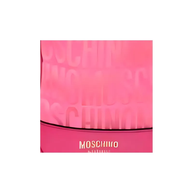 MOSCHINO Cotton And Polyester Blend One Shoulder Crossbody Cell Phone Pouch Women's Pink-2