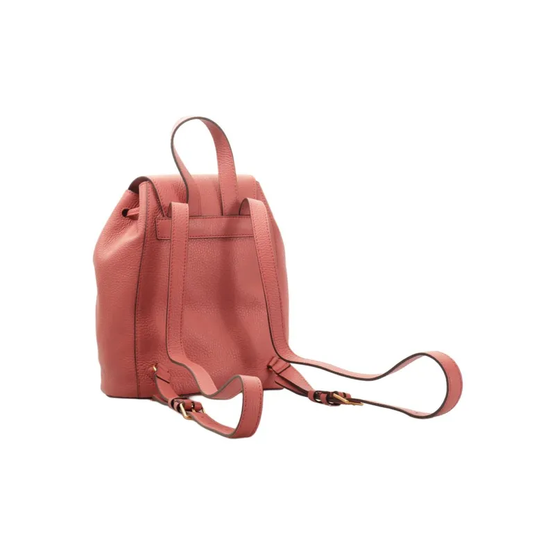 COCCINELLE Beat Calfskin Backpack Women's Pink-2