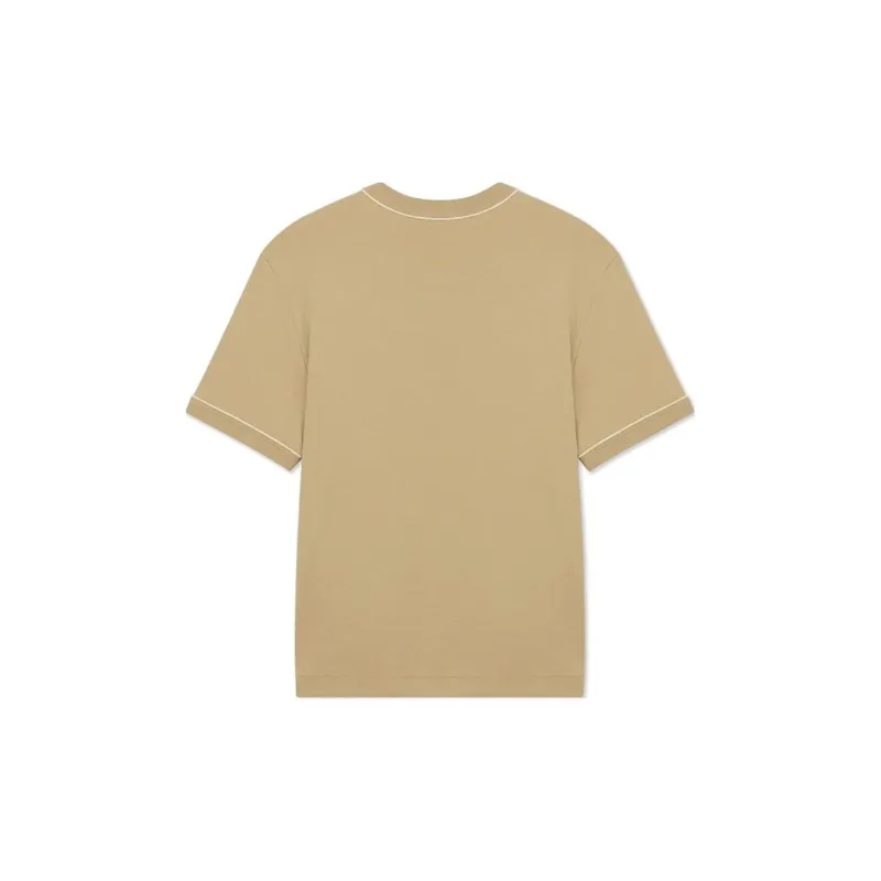 LACOSTE SS25 T-Shirt Men's Milk Coffee-1