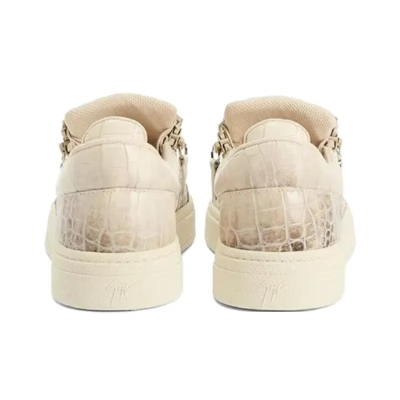 Giuseppe Zanotti GZ94 Crocodile embossed Sneakers-4