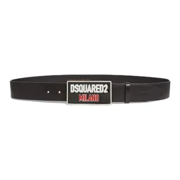DSQUARED 2 Logo Plaque Buckle Belt