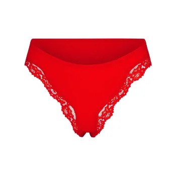 SKIMS Valentine's Day Collection SS25 TANGA Underpants Women's 1 Pack CAYENNE/Kayene