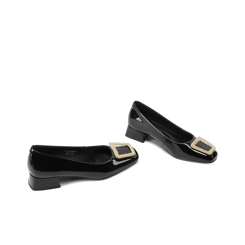 XICUNMINGWU Block Heel High Heels Women's-3