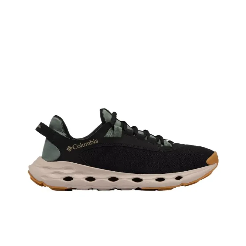 Columbia Drainmaker Slip-Resistant Low-Top Running Shoes Men's Black-1