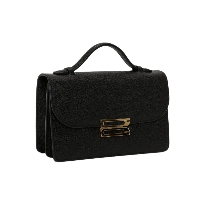 Victoria Beckham Calfskin Shoulder Bag Women's Black-3