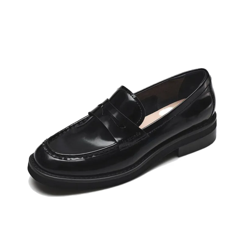 LE SAUNDA Loafers Women's Burgundy/Black-6
