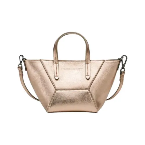 Brunello Cucinelli Mini Bc Duo Lamé Tote Bag