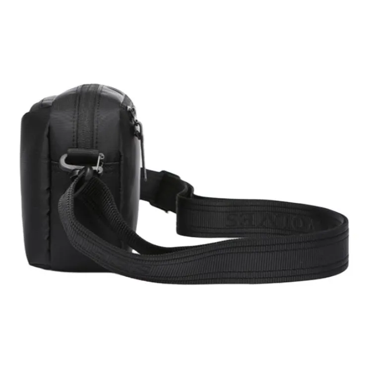 SEPTWOLVES Fabric Crossbody Bag Medium Size Men's Black-2