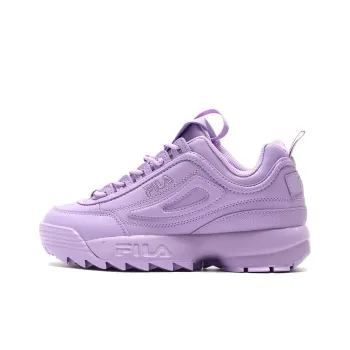FILA Disruptor Anti Slip Wear Resistant Low Top Casual Shoes Women's Purple