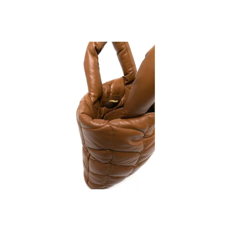 Mulberry Leather Tote Bag Shopping Bag Shoulder Bag Crossbody Bag Handbag Regular Women's Brown-4