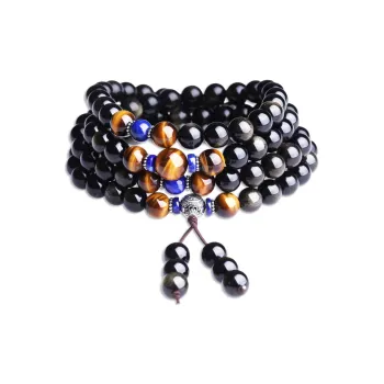 Yeon yun Jewelry Obsidian Bracelets Unisex