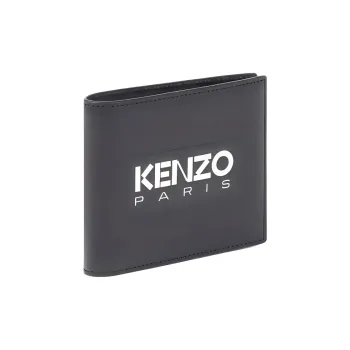 KENZO Logo Embossed Bi Fold Wallet