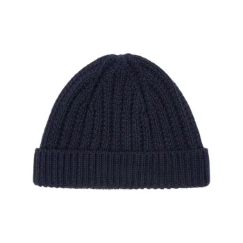 Loro Piana Moltrasio Turn Up Brim Beanie