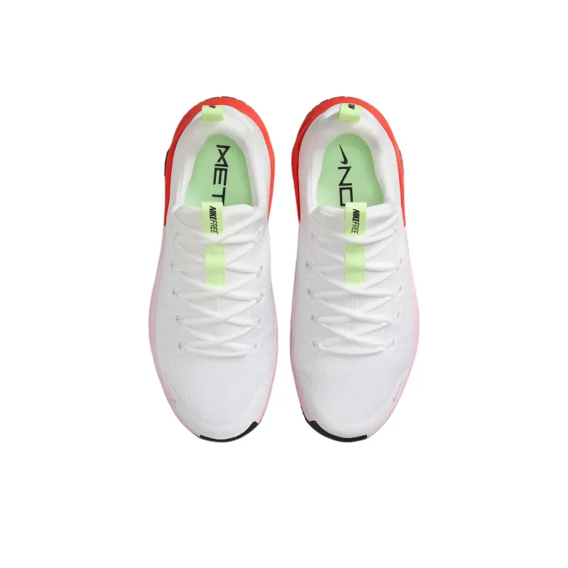 Nike Free Metcon 6 White Barely Volt Bright Crimson Pink Foam Women's-3