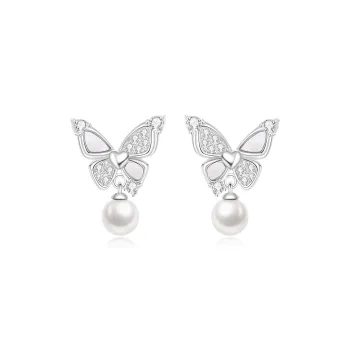 MOLADY S925 Silver Earrings Women's