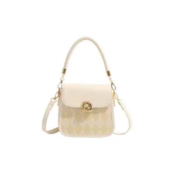 Juju Jimmy PU Shoulder Bag Regular Unisex Light Yellow