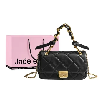 Jade En Plus PU Portable Small Size Women's Mysterious Black