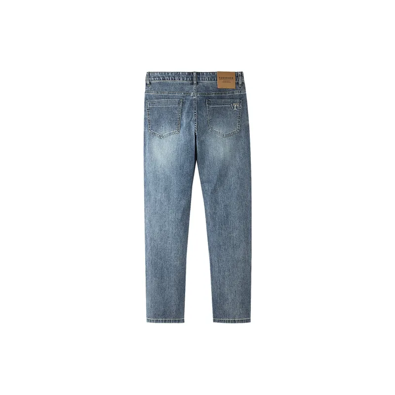 HLA Jeans Men Blue Gray Denim Gradient Light 07-1