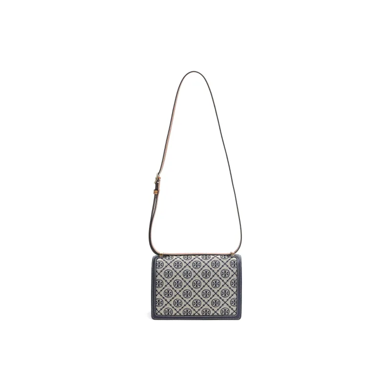 TORY BURCH T Monogram Shoulder Bag Tory Navy-2