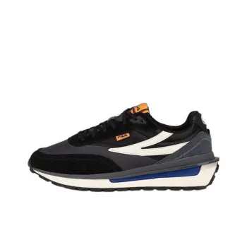 FILA Reggio Anti-Slip Wear-Resistant Low-Top Casual Running Shoes Men's Black