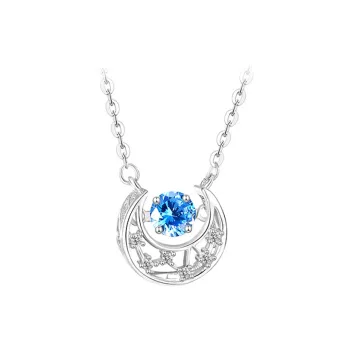 Lady Go Silver Necklaces Women's