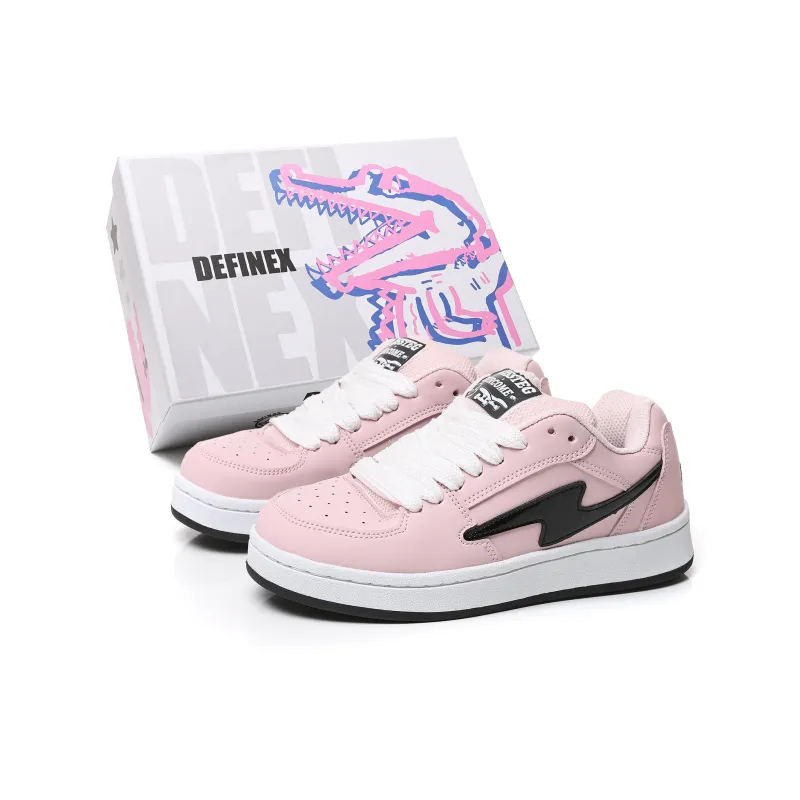 DEFINEX Anti-Slip And Wear-Resistant Height Increasing Low-Top Skateboard Shoes Unisex-35