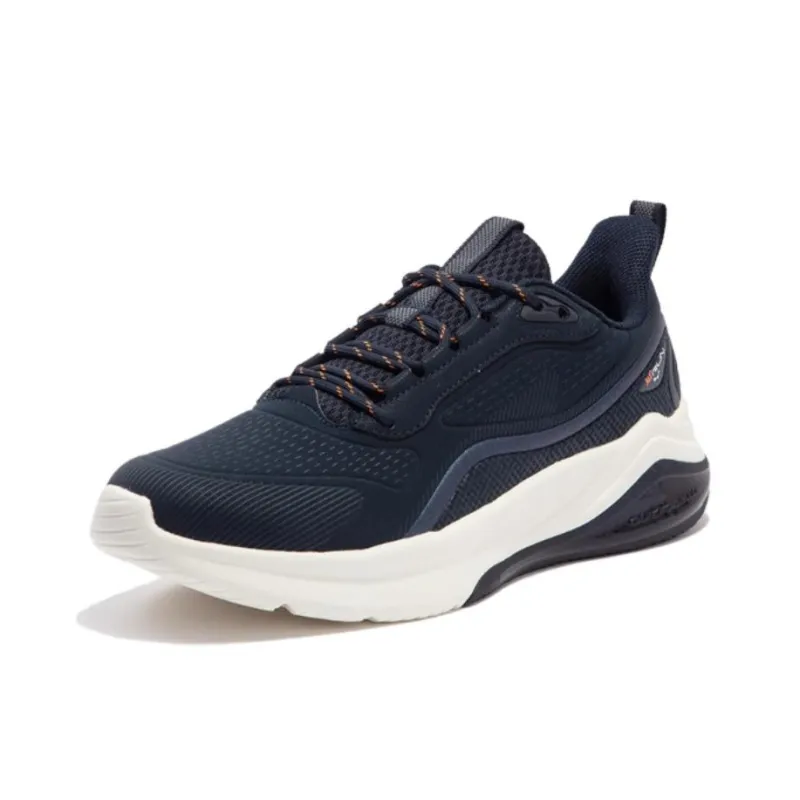 361° Cushioning Slip Resistant Low Top Running Shoes Men's Black Blue-1