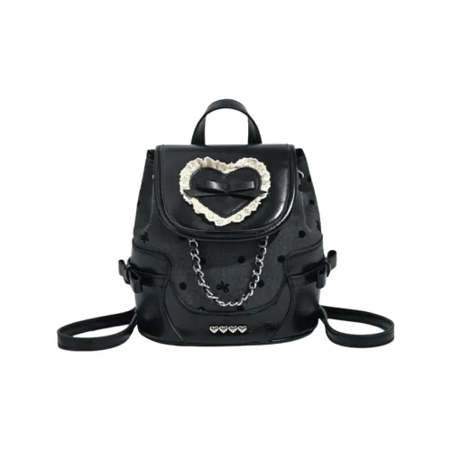 Juju Jimmy PU Single Room Bag Regular Women's Black