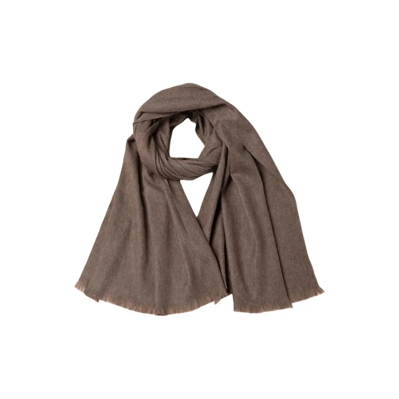Red Bean 30% Cashmere 70% Wool Knit Scarves Unisex-28