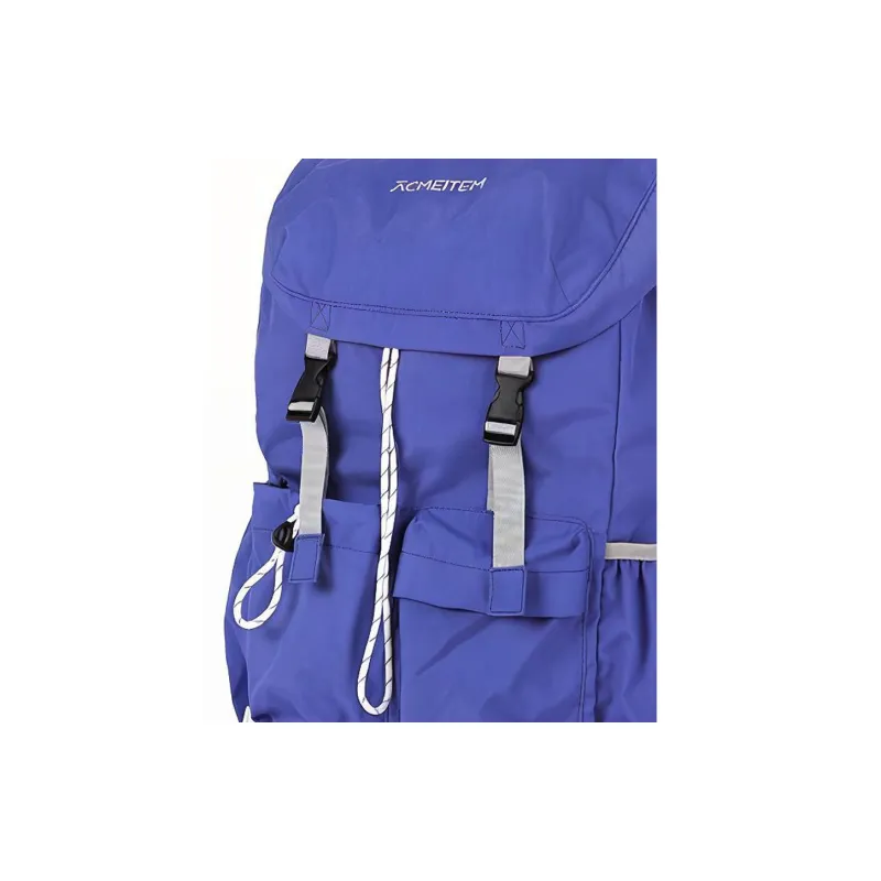 ACMEITEM Polyamide Backpack Unisex Da Green/Deep Cyan Purple-6