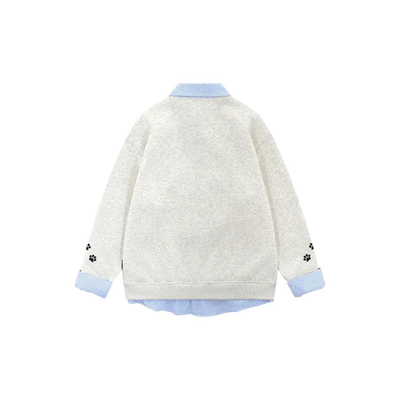 FOASIS Sweatshirt Women's Light Gray-1