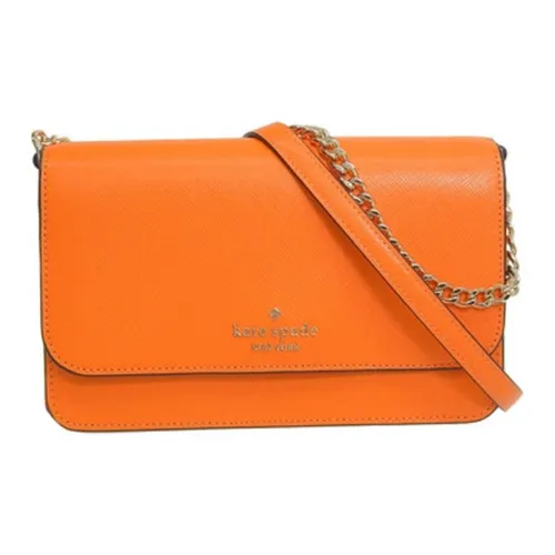 Kate Spade Leather Shoulder Bag, Crossbody Bag Women's Ginger Yellow