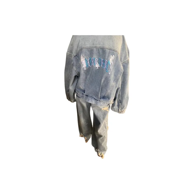 Valeria Obbaco Jeans Unisex Blue-2
