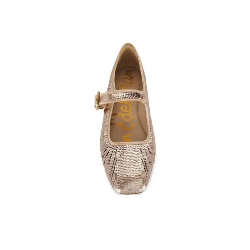 SAM EDELMAN MICHAELA Casual Single Shoes Women's Champagne Gold-3