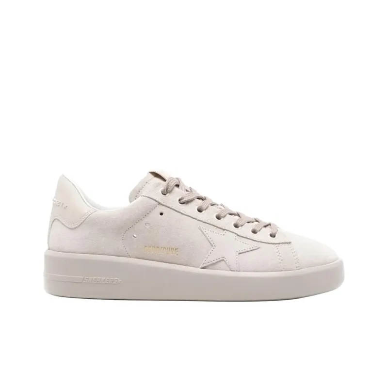 Golden Goose Pure Low-Top Skateboard Shoes Women's Taupe-1