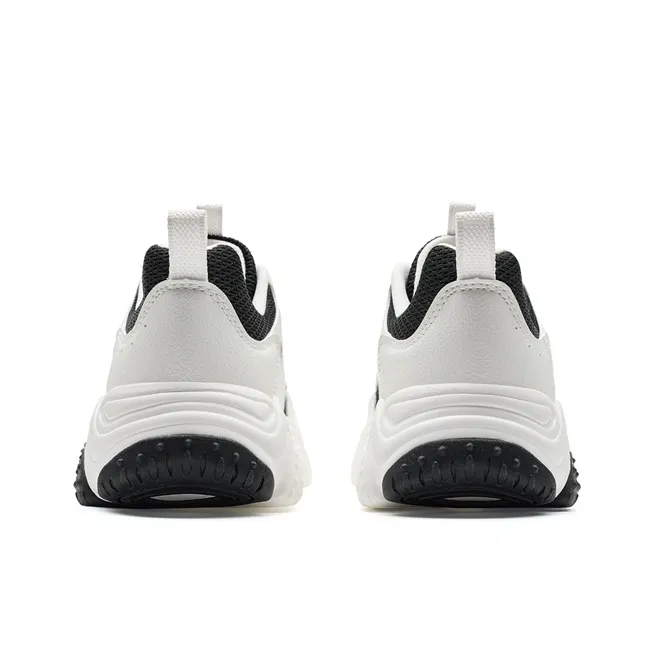 XTEP Nomadic Cushioning Abrasion Resistant Lightweight Low Top Casual Shoes Women's Sail White Black-4