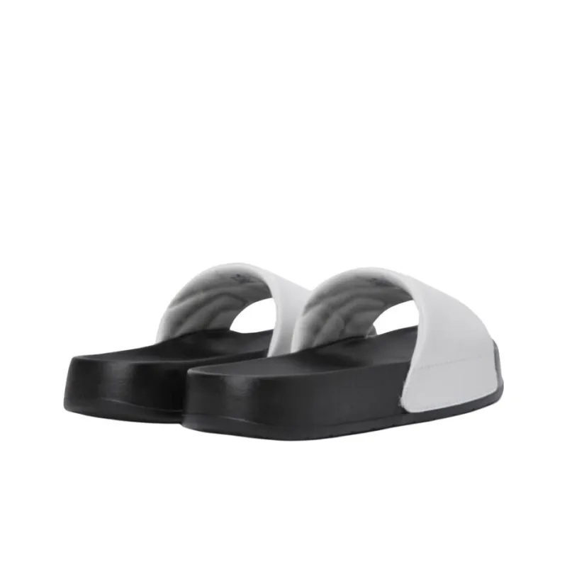 DESCENTE Slip Resistant Abrasion Resistant Slide Slippers Unisex Black White-2