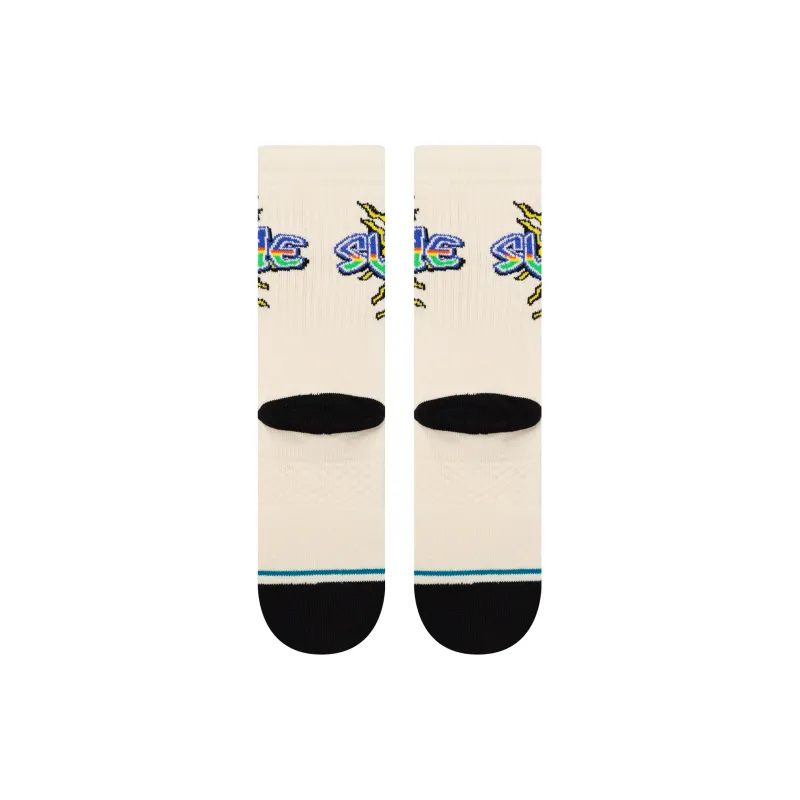 Stance Mid-Calf Socks Unisex 1 Pack Canvas White-2