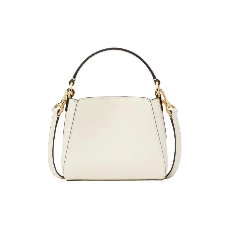 Kate Spade Grained Leather Shoulder Bag Crossbody Bag Handbag Mini Women's Ecru-2