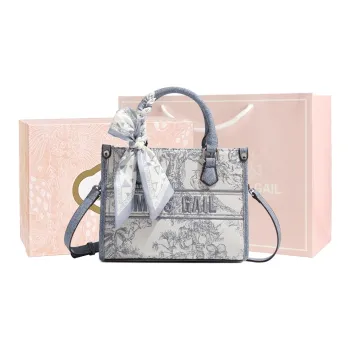 MISS GAIL Artificial Leather Handheld Handbag, Shoulder Bag, Crossbody Bag Regular Women's Blue