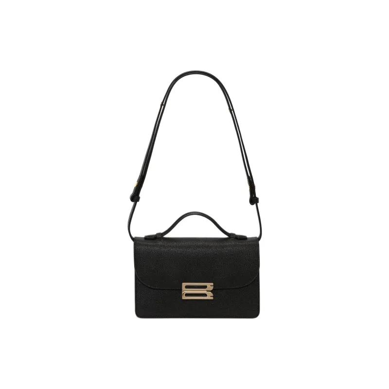 Victoria Beckham Calfskin Shoulder Bag Women's Black-1