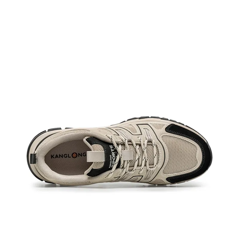 KANGLONG Support Balance Height Increasing Thermal Low Top Casual Shoes Men's-11