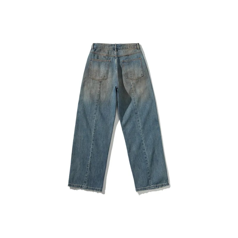 YUZHAOLIN Jeans Unisex Vintage Blue-1
